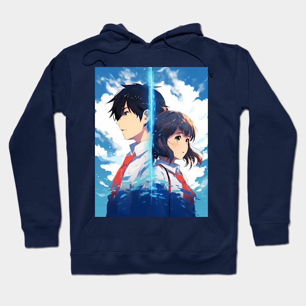 your name fanart anime graphic tee Hoodie by FunartsbyM